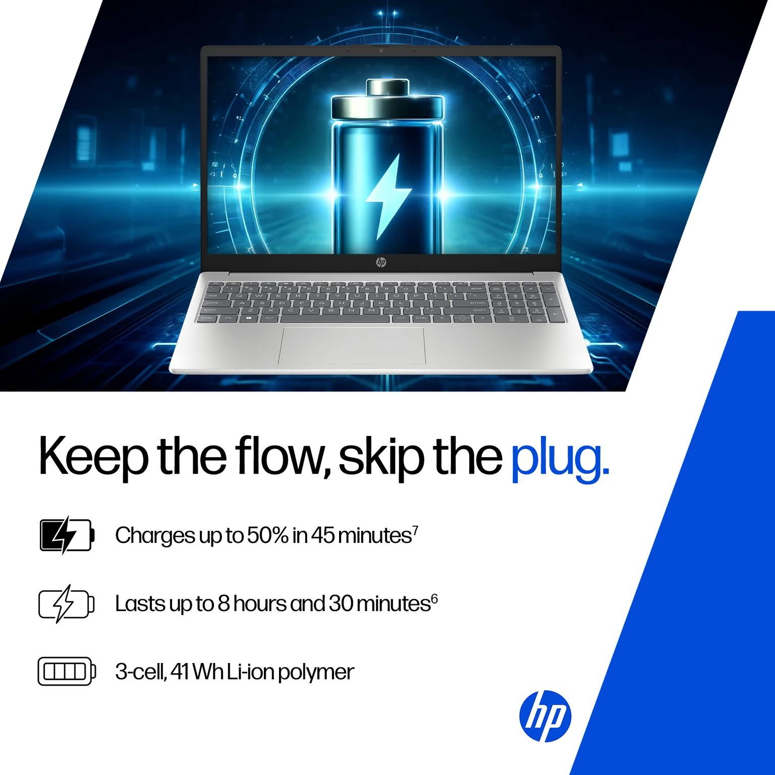 HP 14 Laptop, Intel Core Ultra 7 155H (16GB DDR5, 512GB SSD) FHD, Anti-Glare, Micro-Edge, 14''/35.6cm, Win11, M365 Basic(1yr)* Office24, Silver, 1.4kg, EP1151TU, Backlit, HD Camera w/Shutter