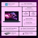 Lenovo IdeaPad Slim 3 13th Gen Intel Core i5-13420H 15.3 inch (38.8cm) WUXGA IPS Laptop (16GB RAM/512GB SSD/Windows 11/Office 2024/Top Metal Cover/Backlit KB/Cosmic Blue/1.6Kg), 83K1010GIN