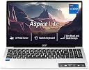 Acer Aspire Lite,12th Gen, Intel Core i7 12650H, Office 2024+M365 Basic, 16GB RAM, 512GB SSD, Full HD IPS, 15.6"/39.62 cm, Win 11 Home, Pure Silver, 1.7 KG, AL15-52H, Backlit KB, Thin & Light Laptop
