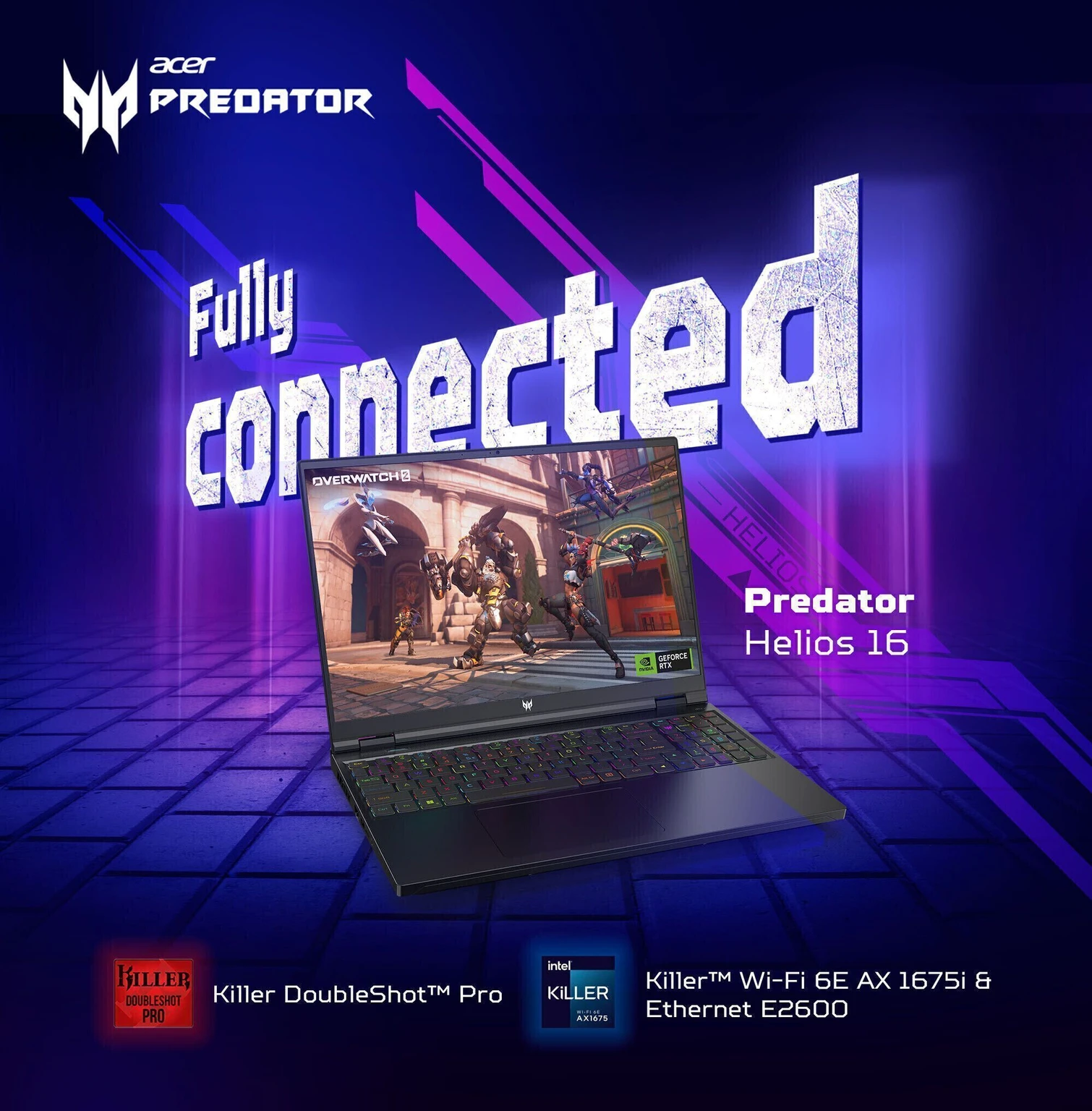 Acer Predator Intel Core i9 13th Gen 13900HX - (16 GB/1 TB SSD/Windows 11 Home/8 GB Graphics/NVIDIA GeForce RTX 4070) PH16-71 Gaming Laptop (16 Inch, Abyssal Black, 2.6 Kg)