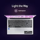 acer Aspire Lite 13th Gen, Intel Core i7-13620H, Office 2024 + M365 Basic, 16GB RAM/512GB SSD, 39.62cm 15.6" FHD IPS Display, Win 11 Home, Pure Silver, 1.7kg,AL15-52H, Backlit kB, Thin & Light Laptop